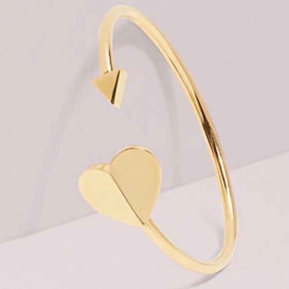 NWT Kate Spade heritage metal spade flex cuff 💕